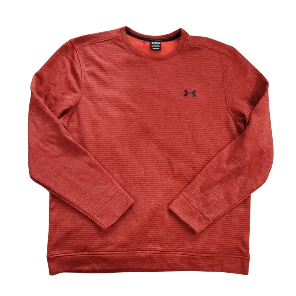 Under Armour Mens Storm Crew Neck Pullover Sweater Red XL
